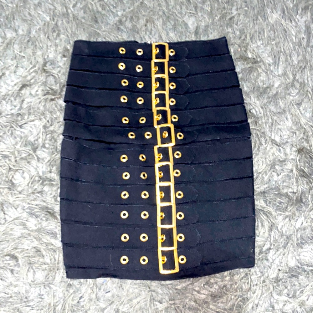 Buckle Up Pencil Skirt